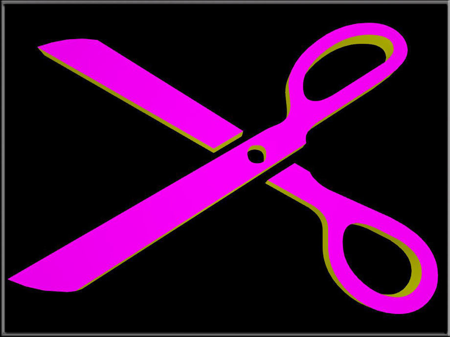 SCISSORS pair of Low-poly 3D model_1