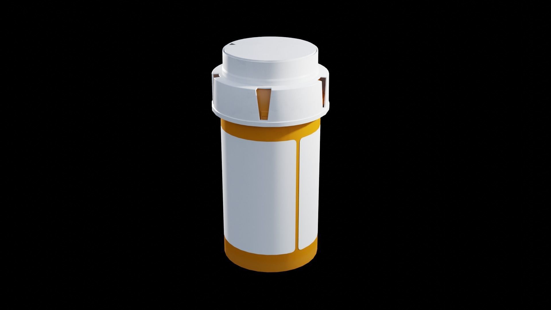 Detailed Blank Pill Bottle 4K 3D model_3