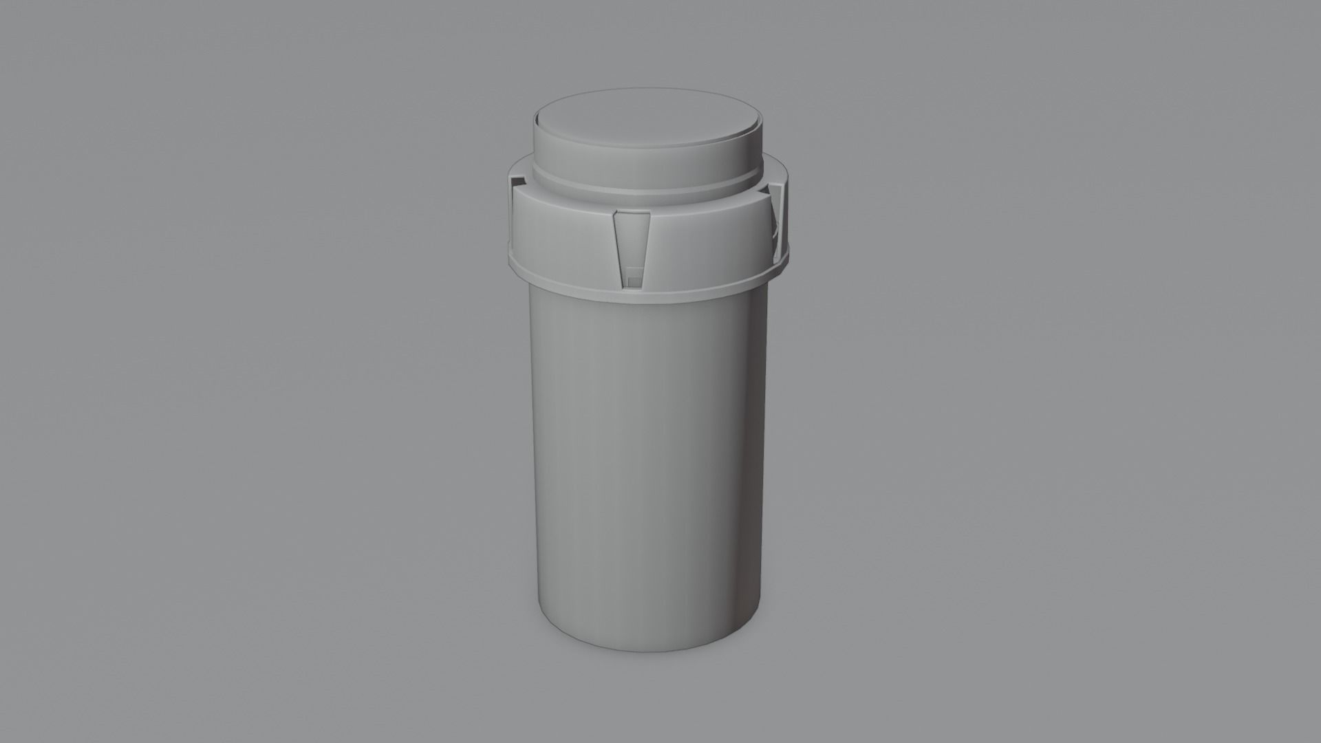 Detailed Blank Pill Bottle 4K 3D model_4