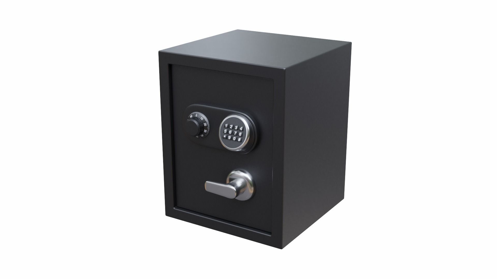 Simple Safe Low-poly 3D model_5