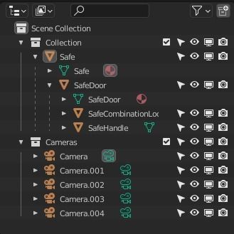 Simple Safe Low-poly 3D model_17