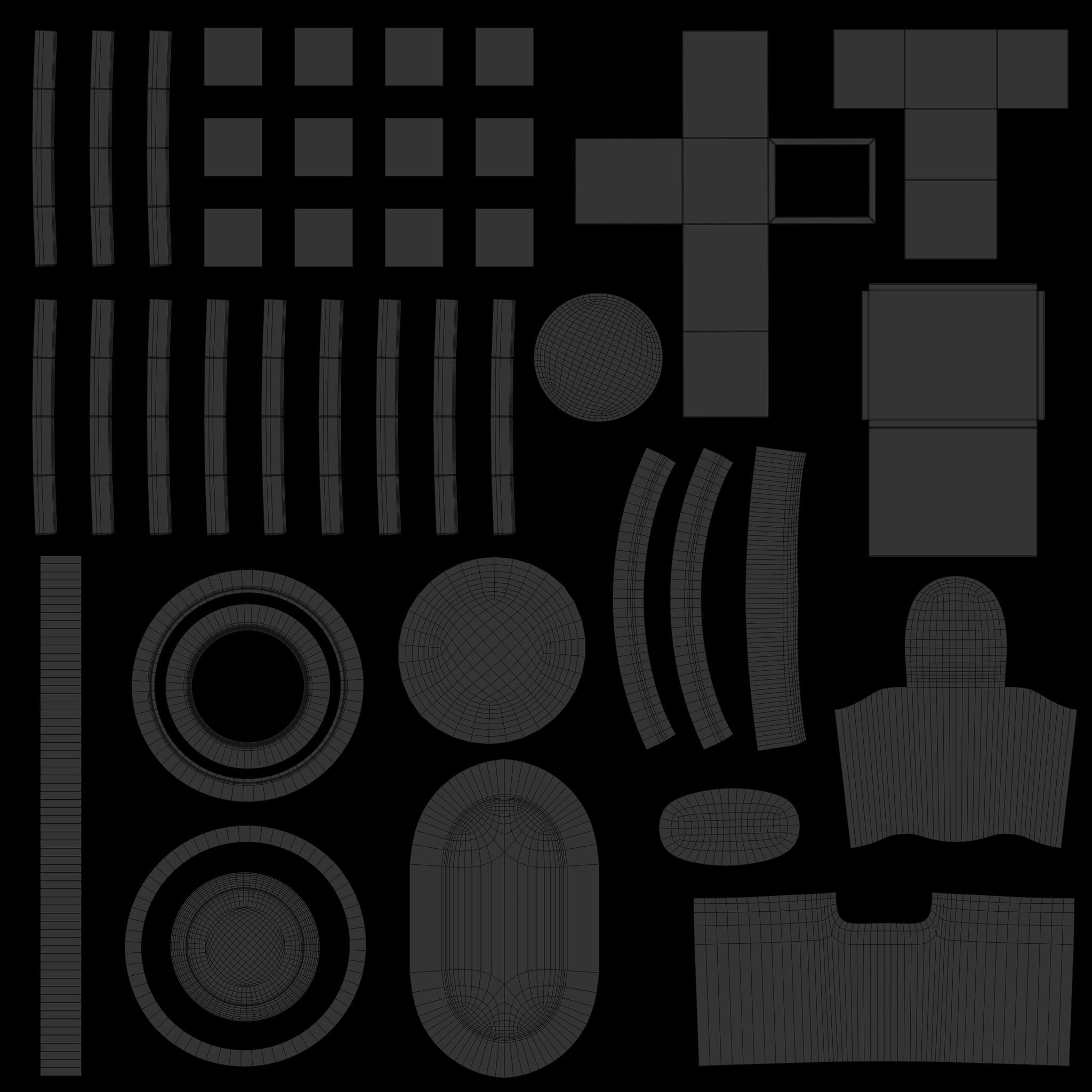 Simple Safe Low-poly 3D model_19