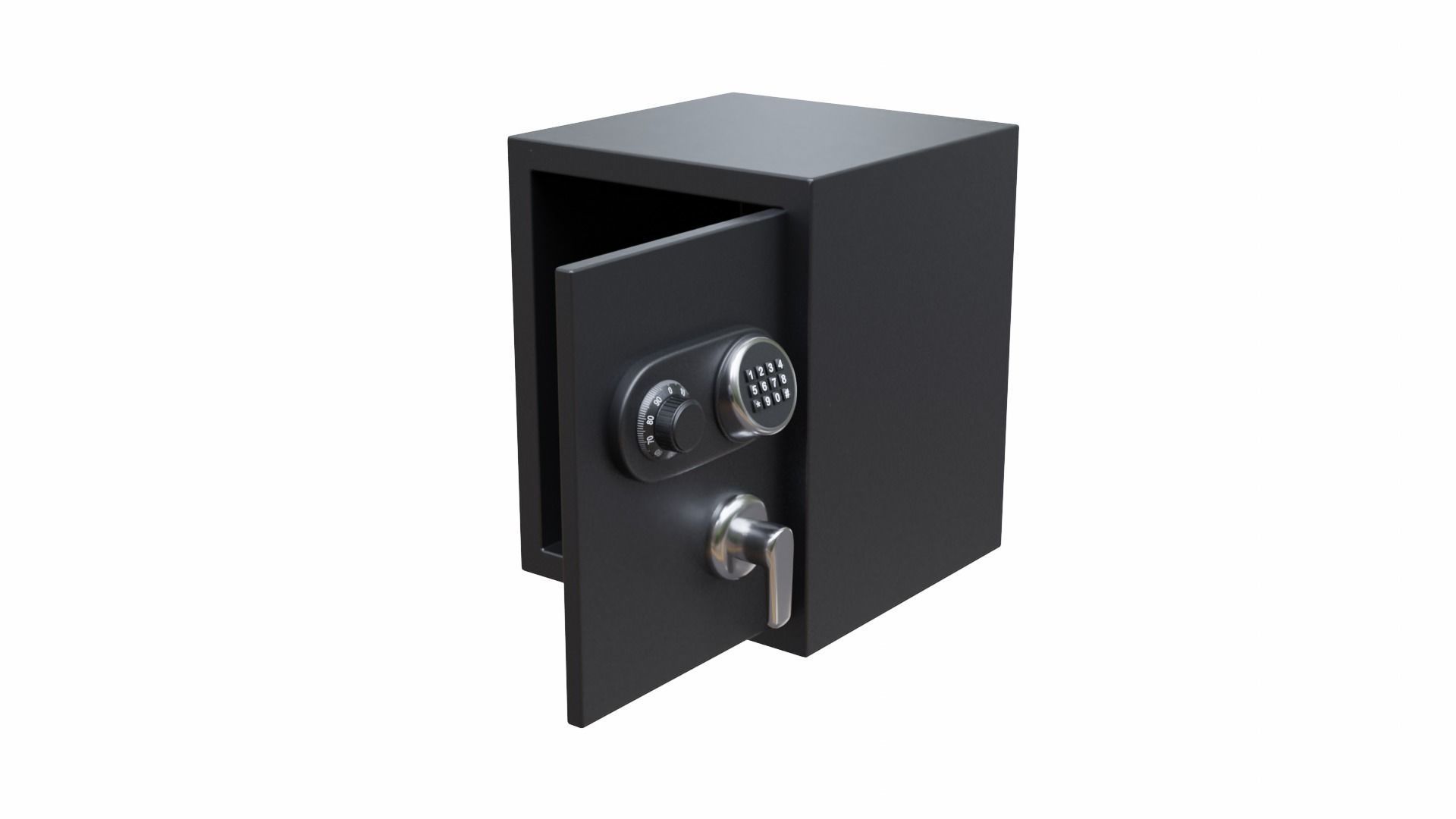 Simple Safe Low-poly 3D model_6