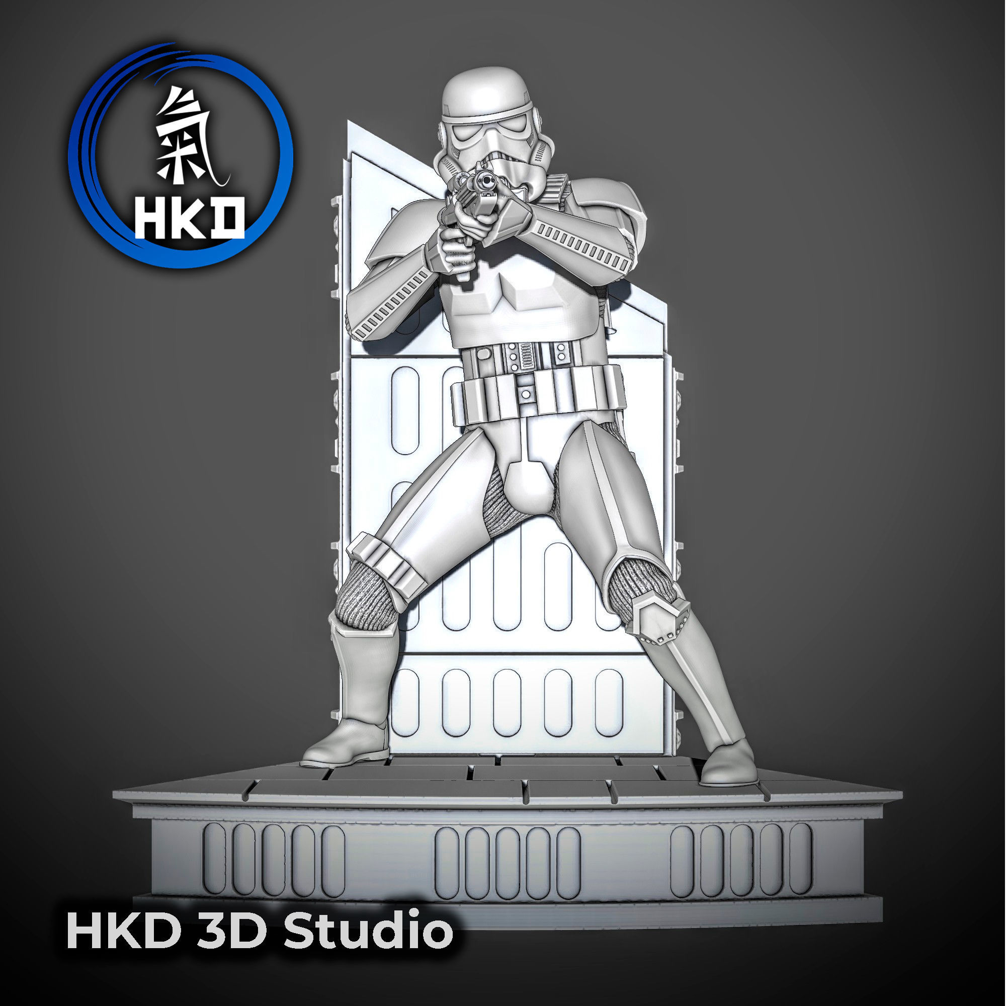 Storm Trooper Fanart Star Wars 3D model 3D printable CGTrader