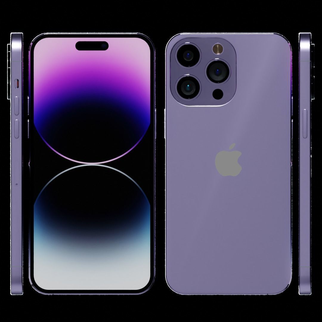 iPhone 14 pro 3D model Free 3D model_2