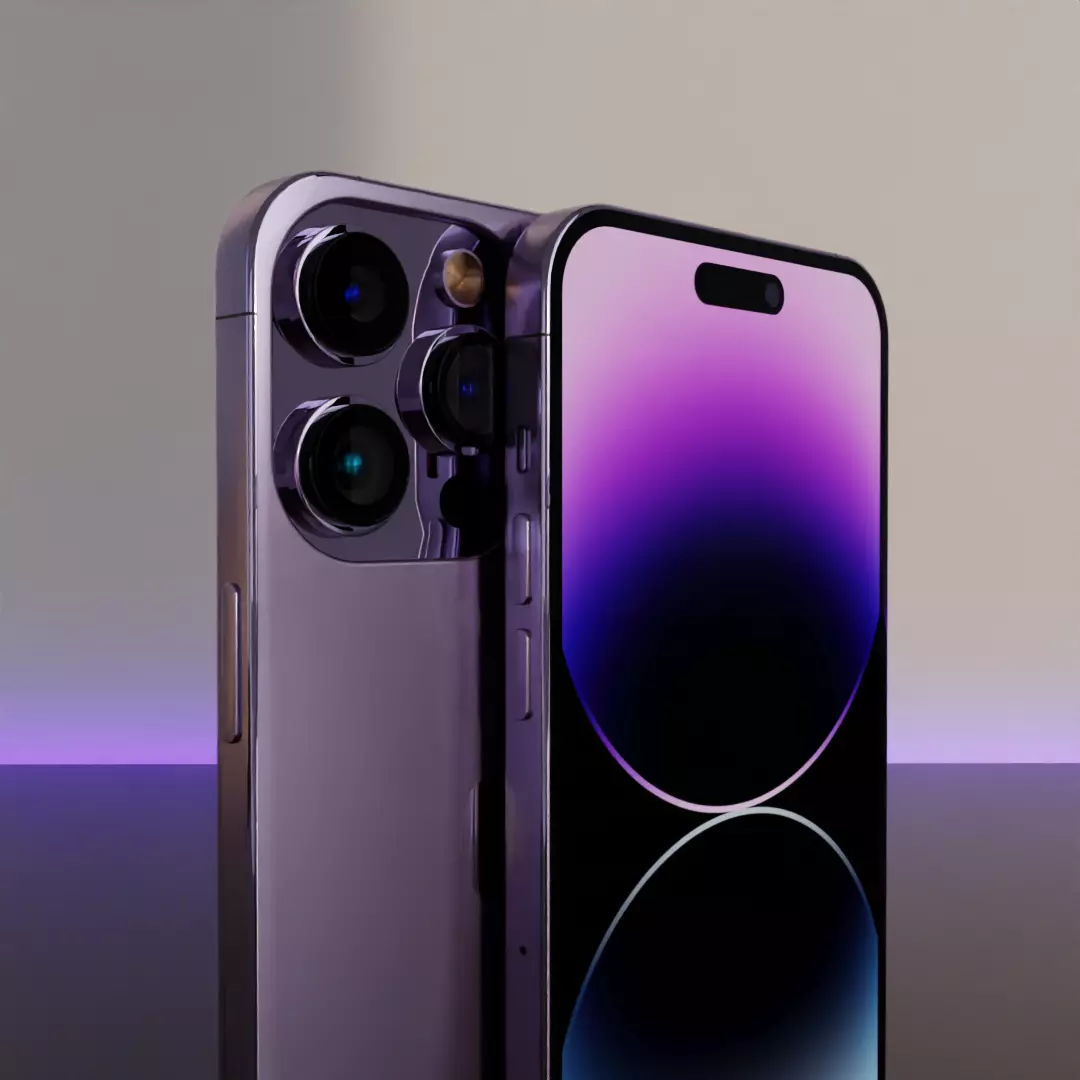 iPhone 14 pro 3D model Free 3D model_0