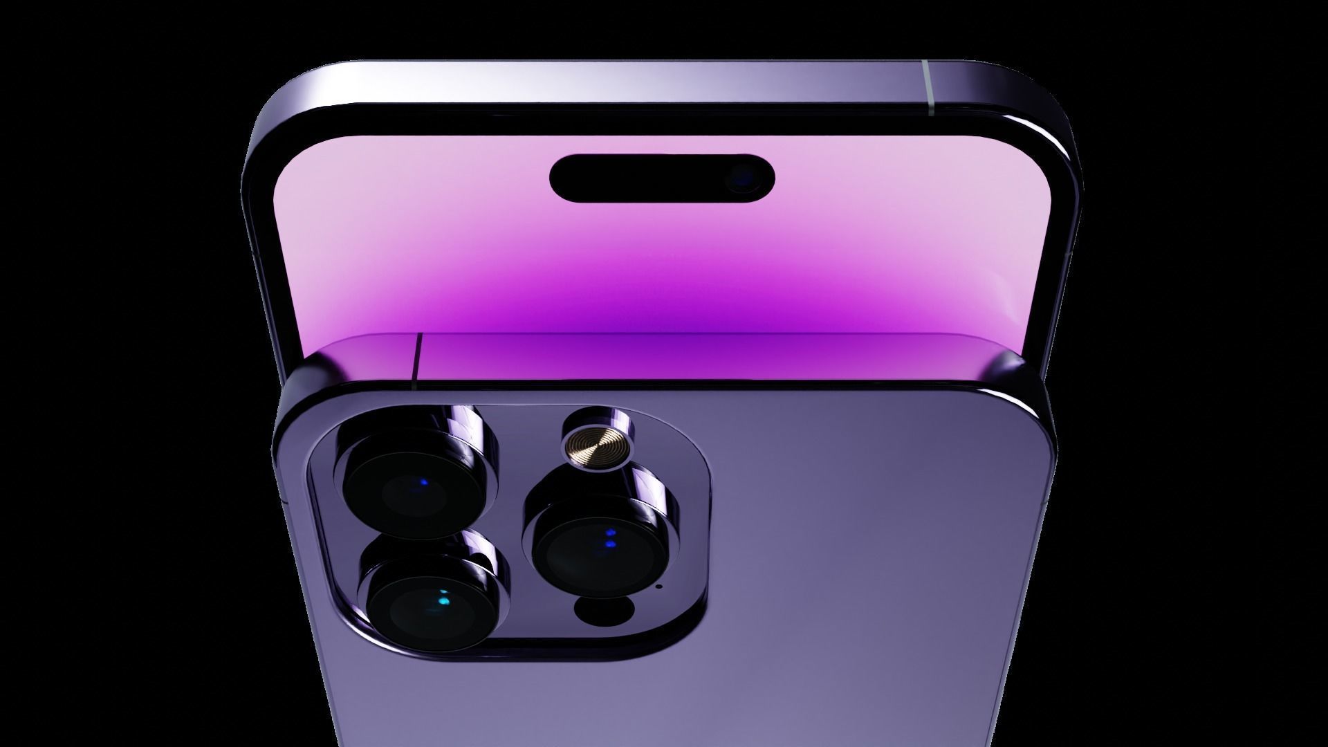 iPhone 14 pro 3D model Free 3D model_1