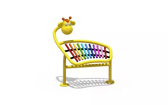 City park kids play percussion musicial playground instruments 