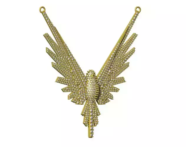 EAGLE DIAMOND PENDANT DESIGN FILE 