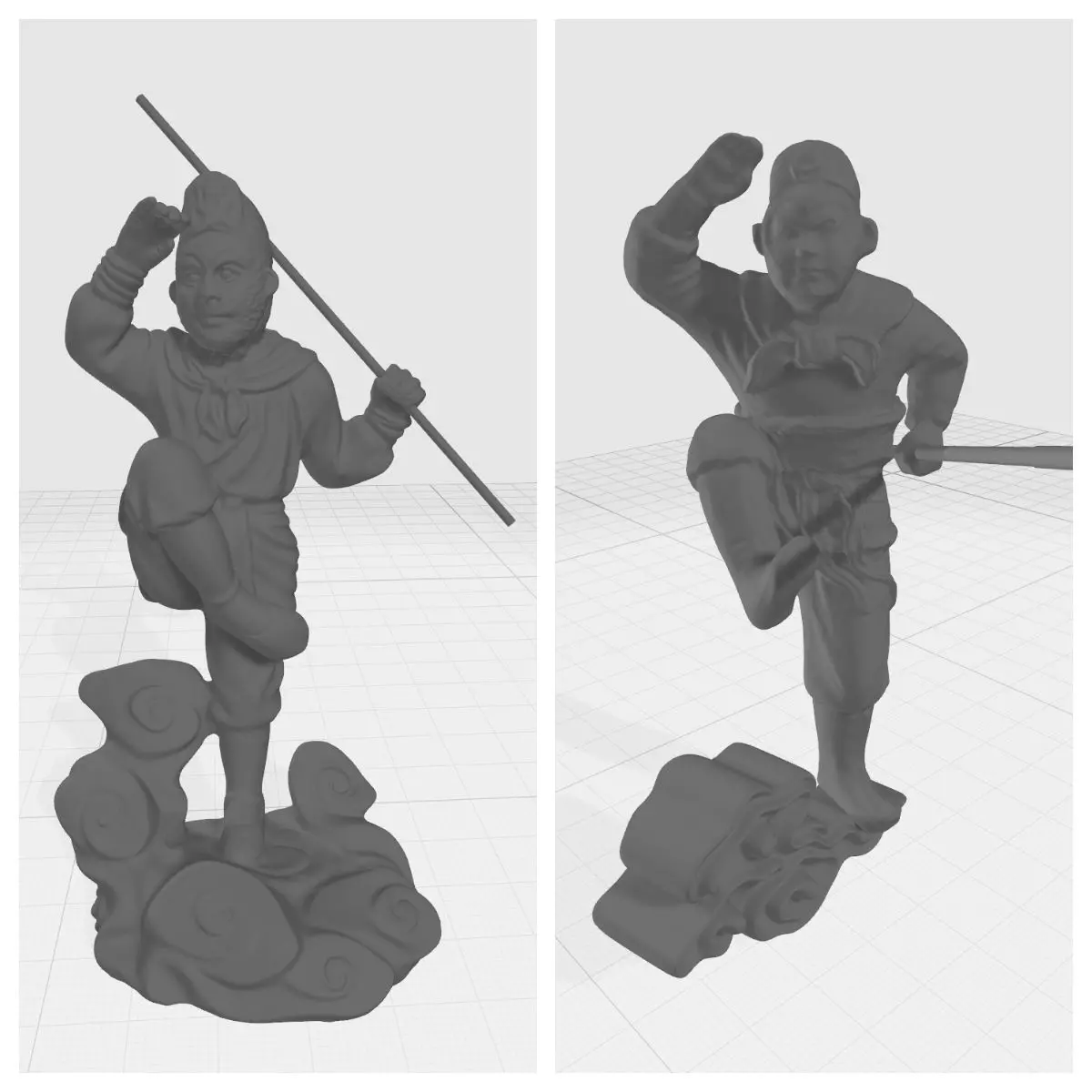 Sun Wukong Monkey King 3D Model 3D print model