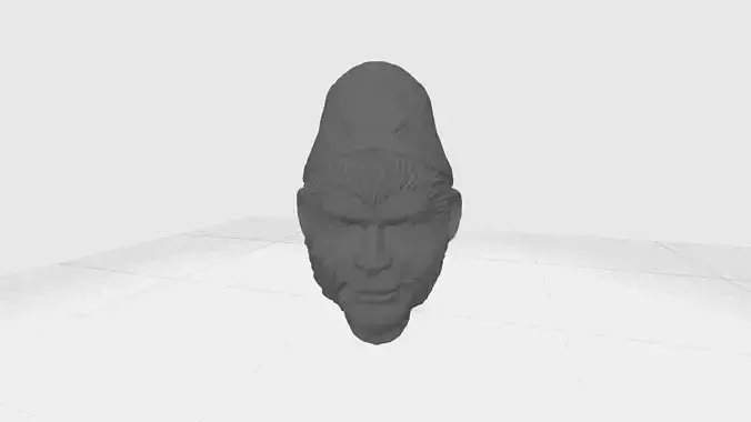 Sun Wukong Monkey King Head 3D Model