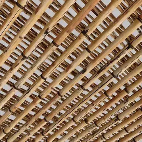 Ceiling bamboo crooked branch low n8