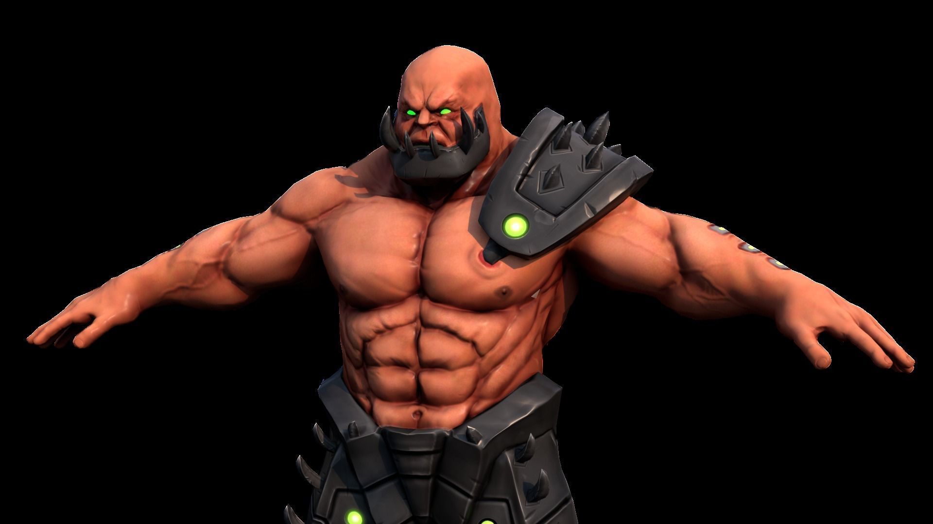 Character - Tank Low-poly 3D model_1