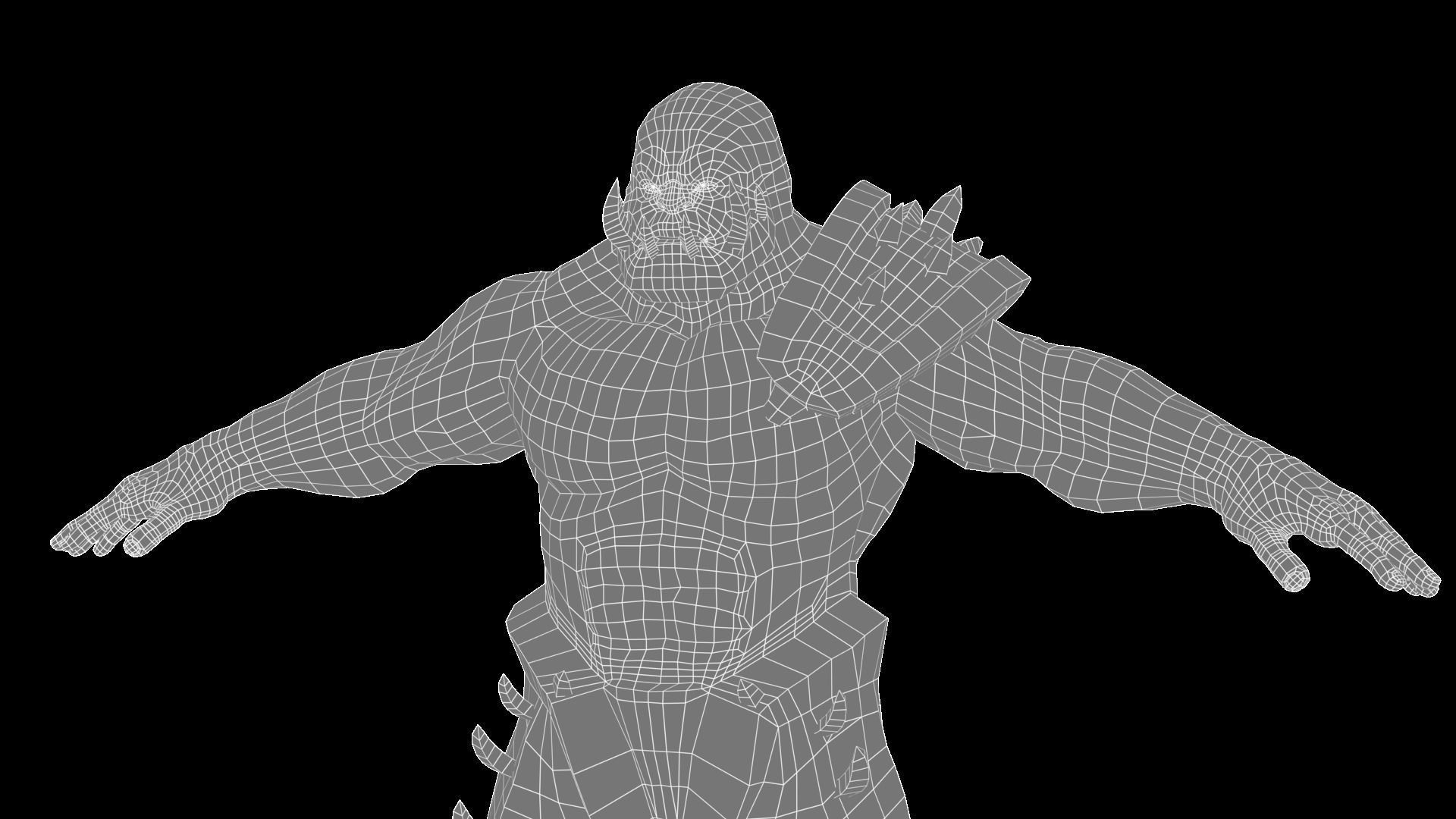 Character - Tank Low-poly 3D model_7