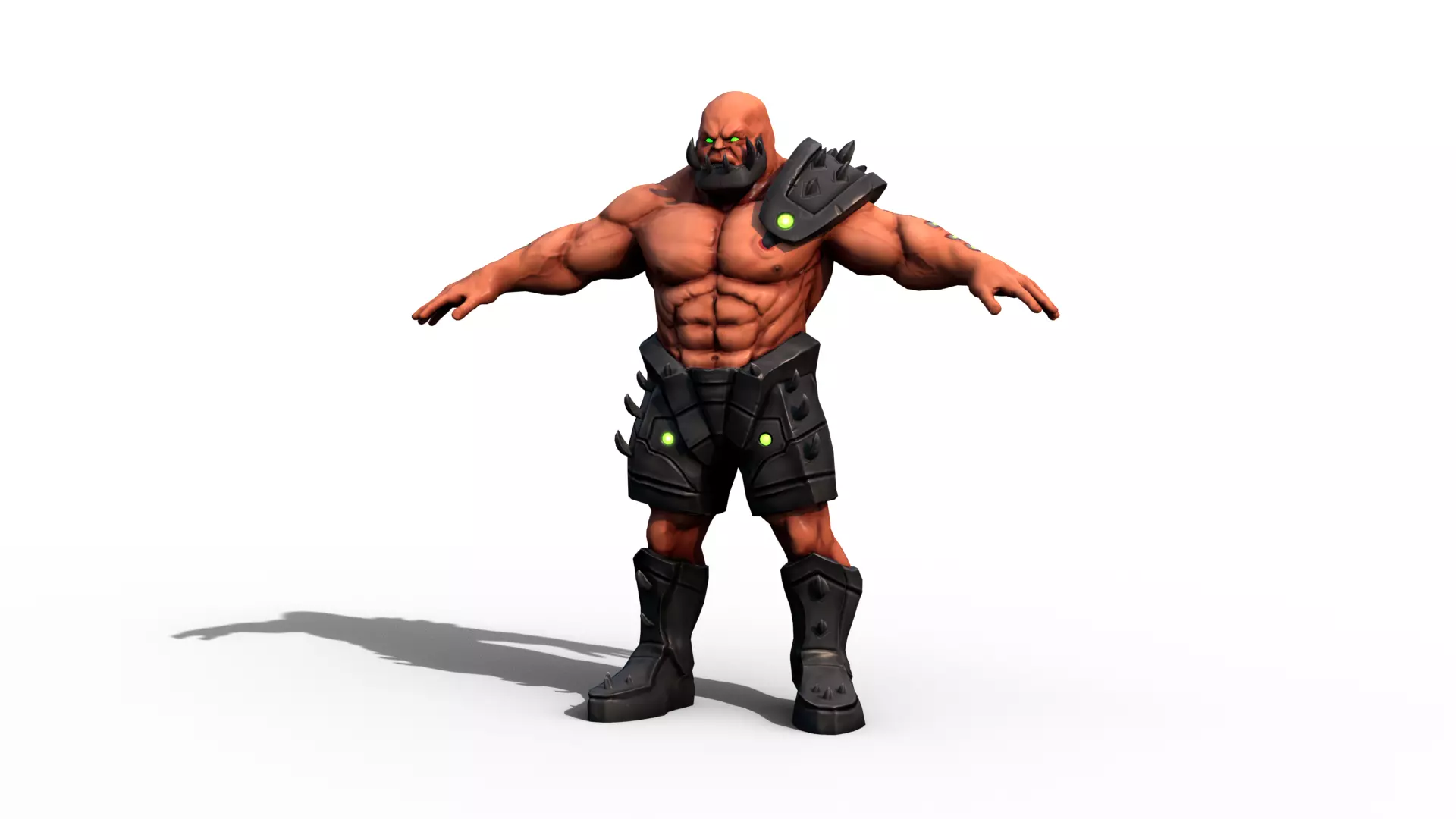 Character - Tank Low-poly 3D model_0