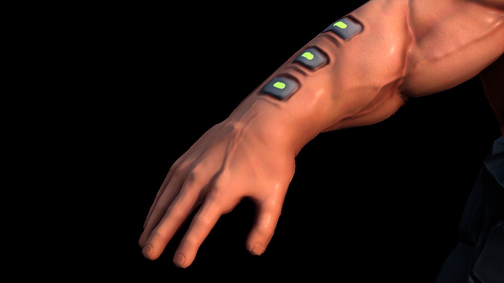 Character - Tank Low-poly 3D model_3