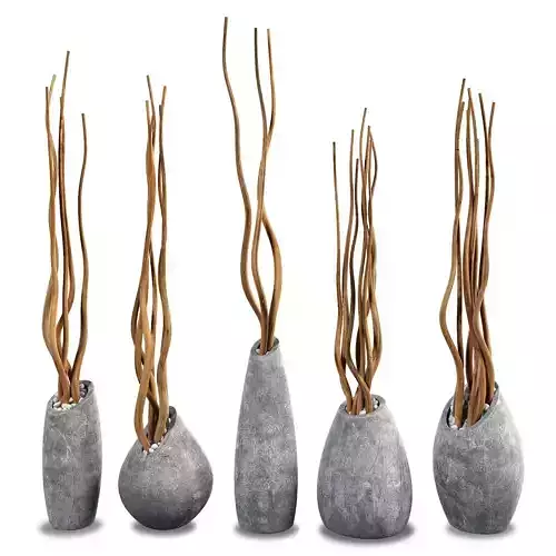 Branch slice vase n6 3D model