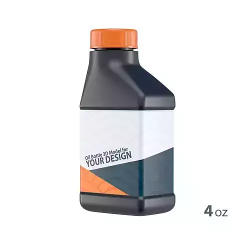 Motor Oil Bottle 4 oz