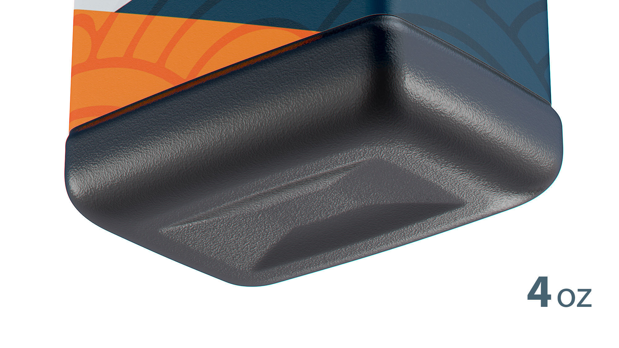 Motor Oil Bottle 4 oz 3D model_4