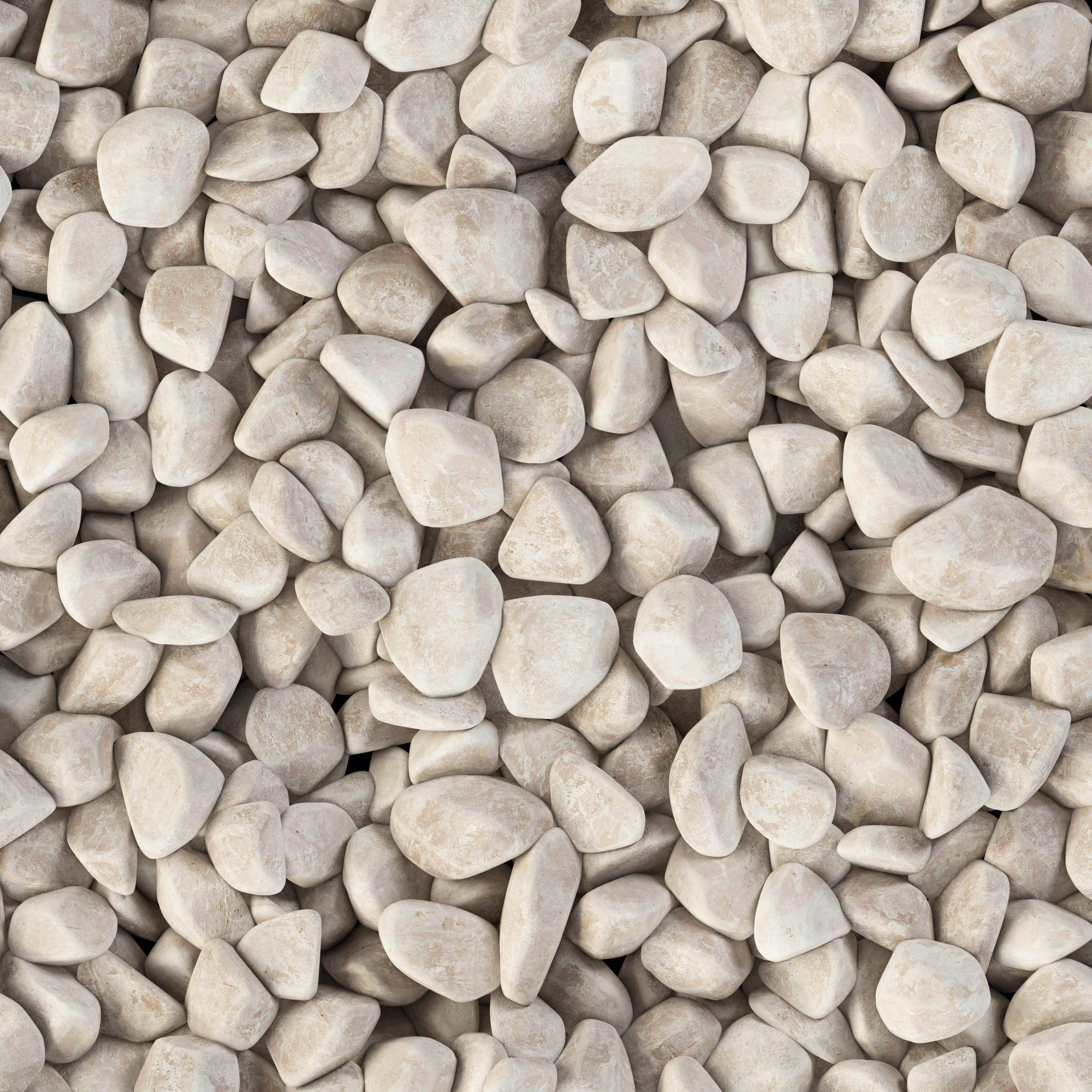 Gravel Low decorative n4 3D model_3