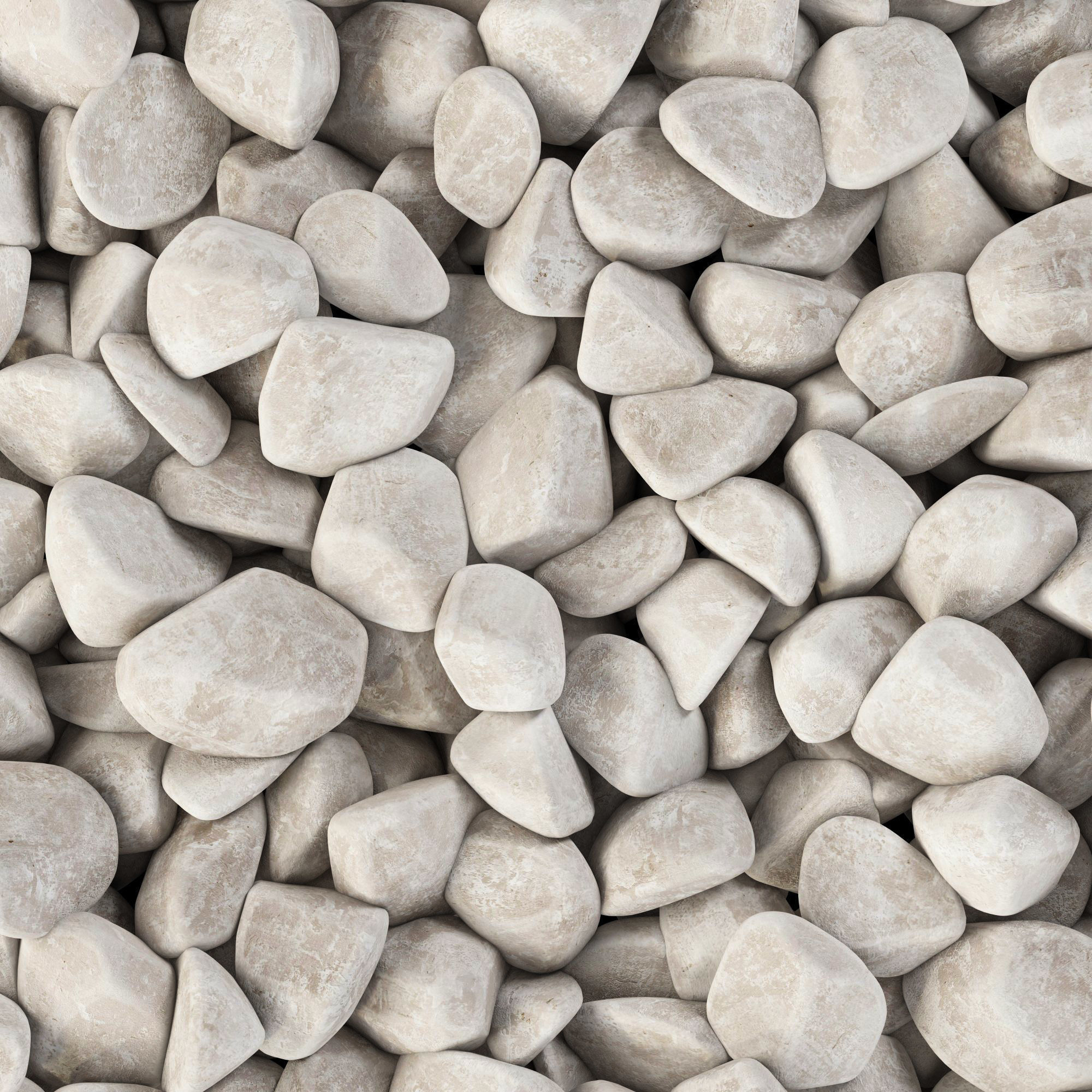 Gravel Low decorative n4 3D model_2