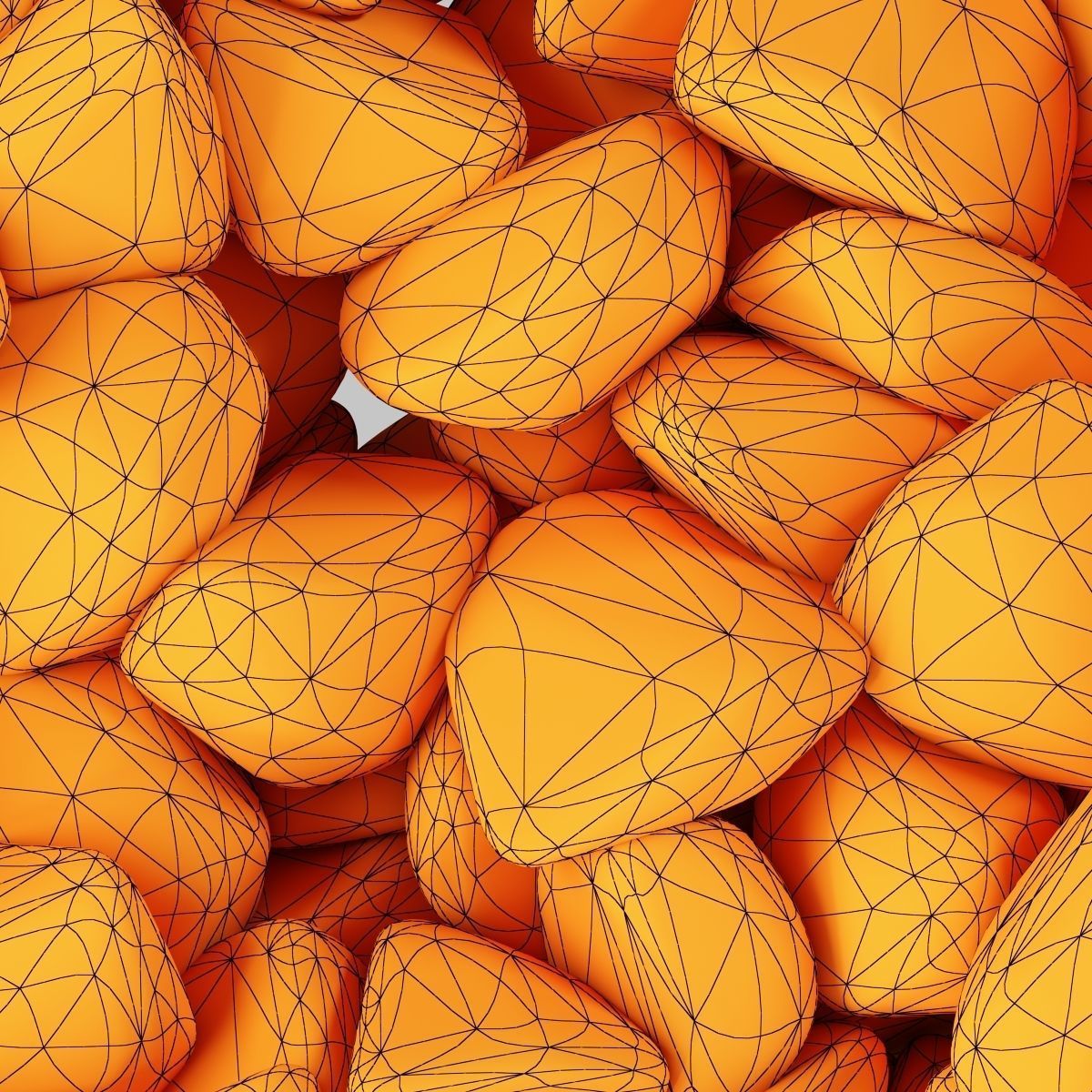 Gravel Low decorative n4 3D model_13