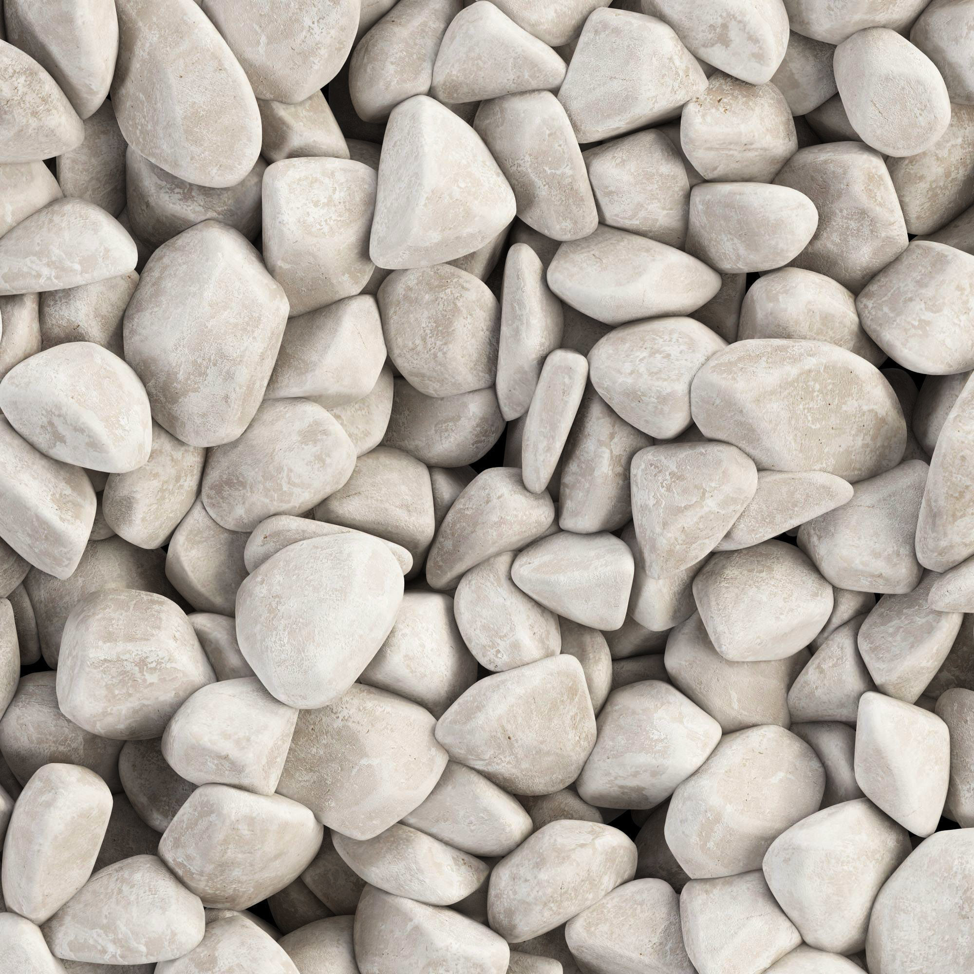 Gravel Low decorative n4 3D model_1