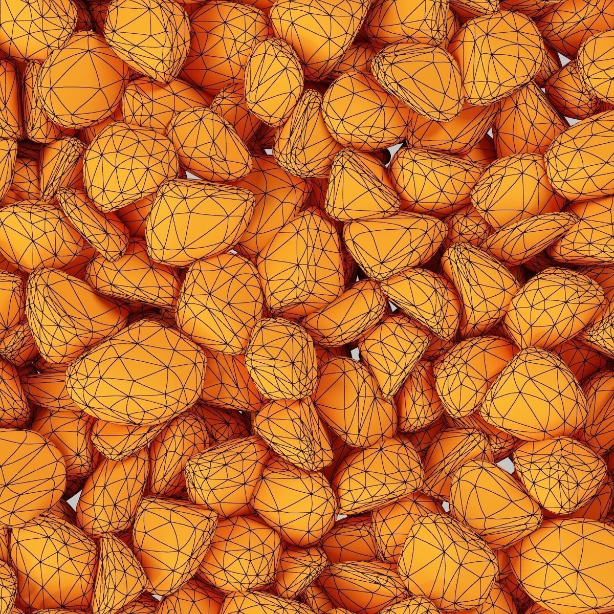 Gravel Low decorative n4 3D model_14