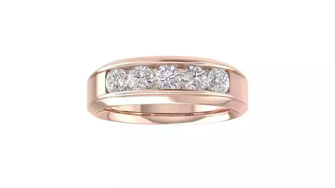 Women Band Ring 3dm STL OBJ FBX Renders Details