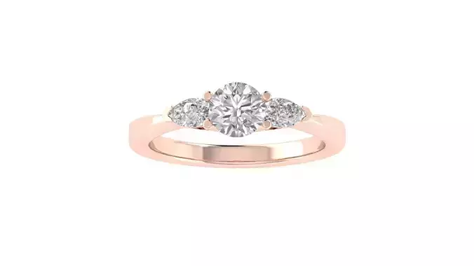 Women Ring 3dm STL OBJ FBX Renders Details