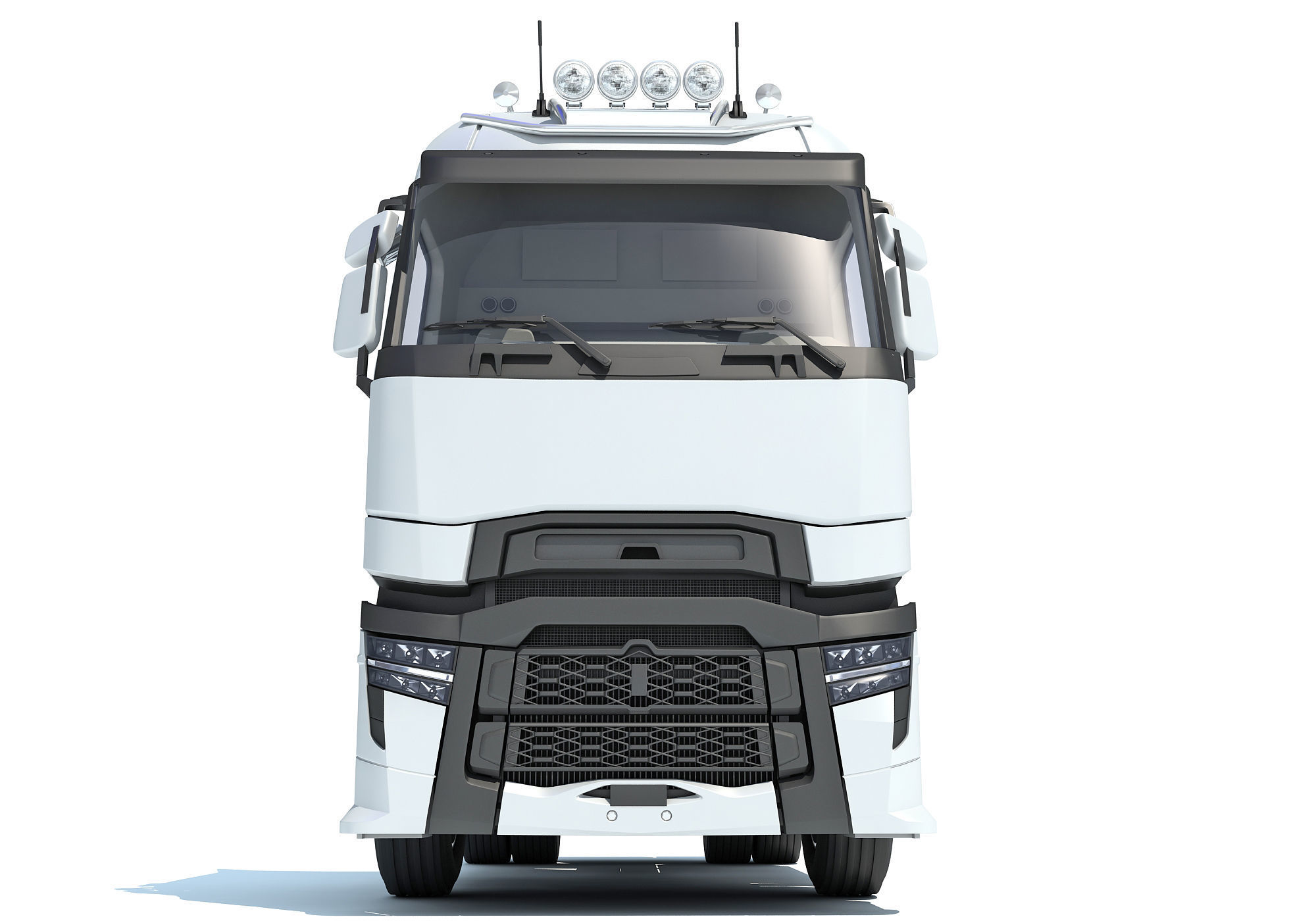 Generic Semi Truck 3D model_11