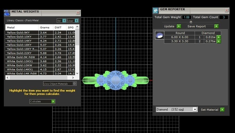 Women Ring 3dm STL OBJ FBX Renders Details 3D print model_21
