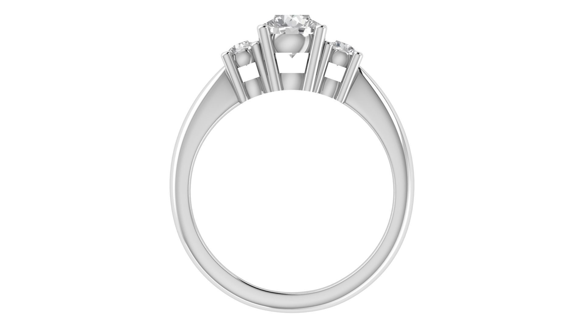 Women Ring 3dm STL OBJ FBX Renders Details 3D print model_6