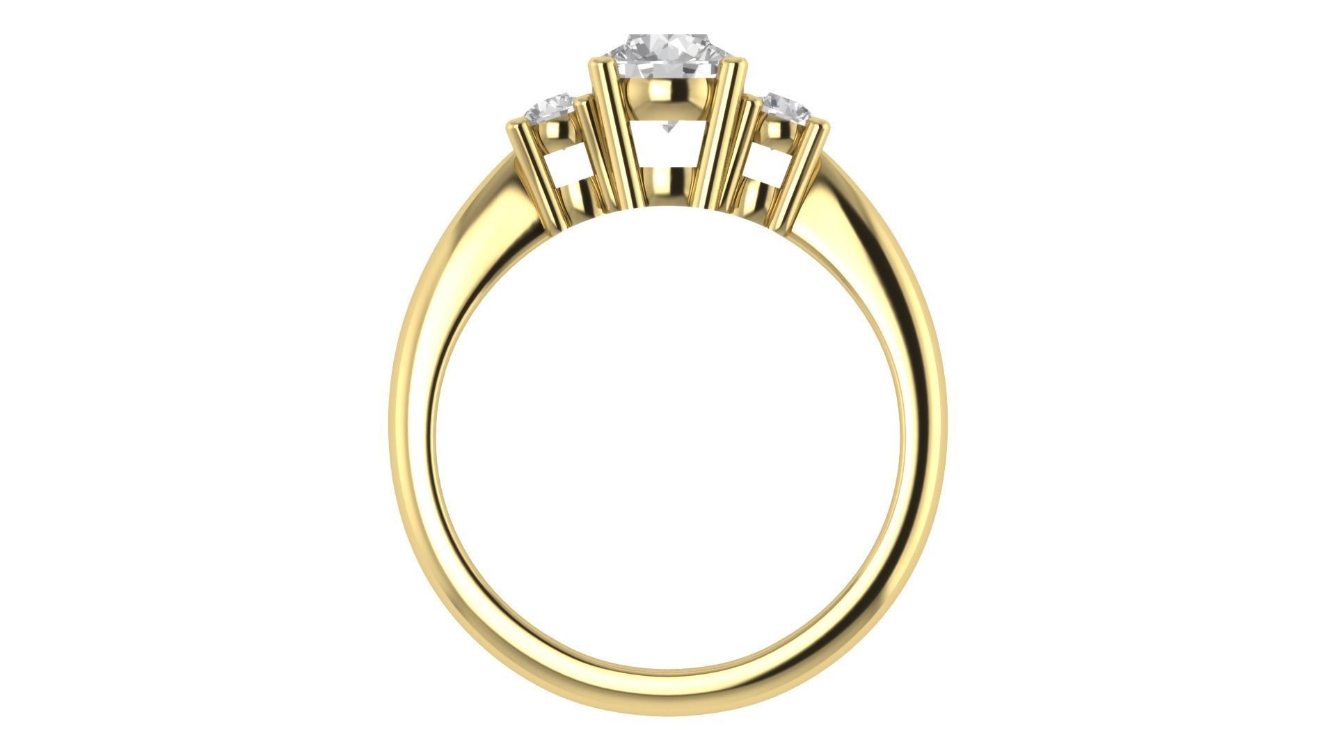 Women Ring 3dm STL OBJ FBX Renders Details 3D print model_8