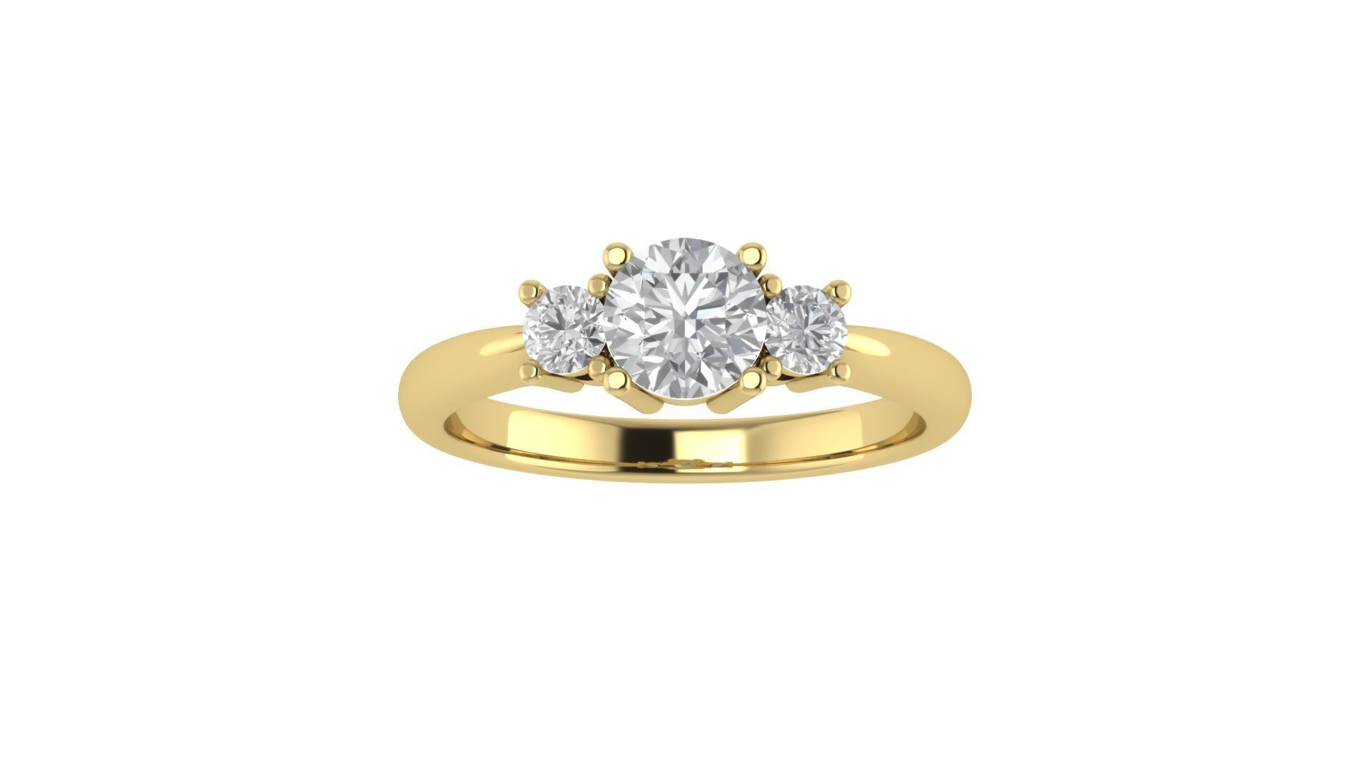 Women Ring 3dm STL OBJ FBX Renders Details 3D print model_2