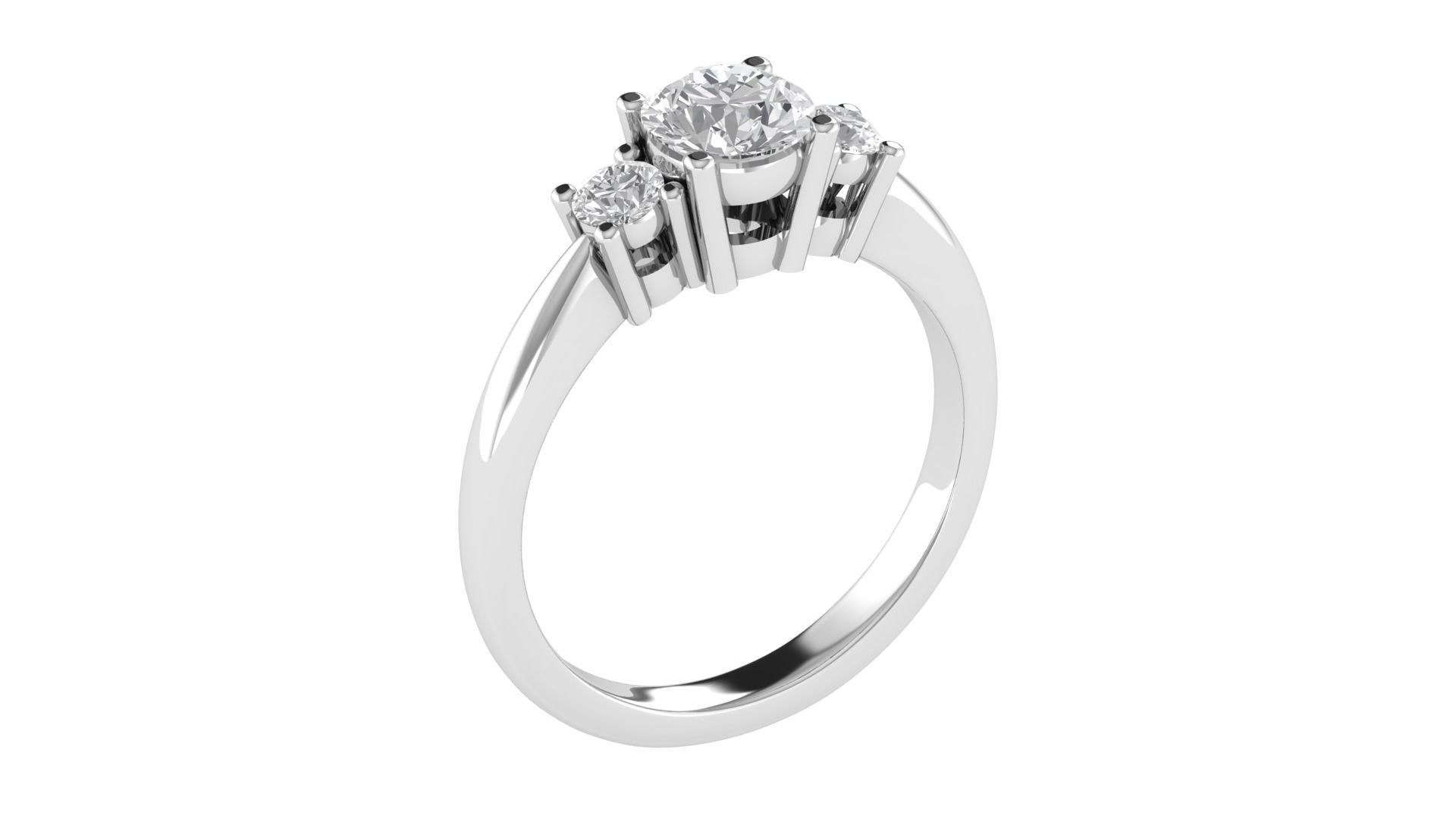 Women Ring 3dm STL OBJ FBX Renders Details 3D print model_3