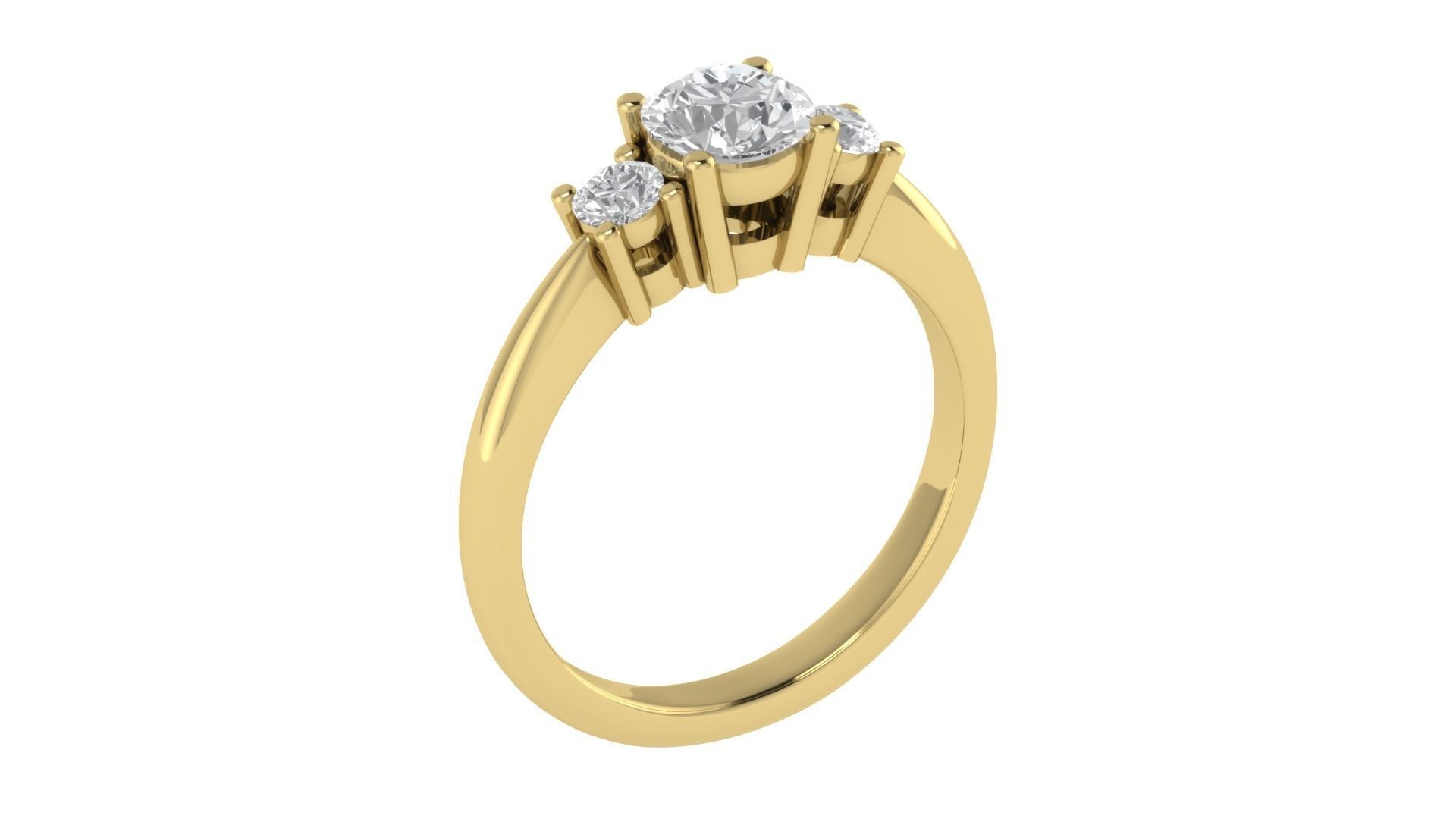 Women Ring 3dm STL OBJ FBX Renders Details 3D print model_5