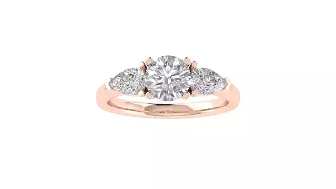 Women Ring 3dm STL OBJ FBX Renders Details