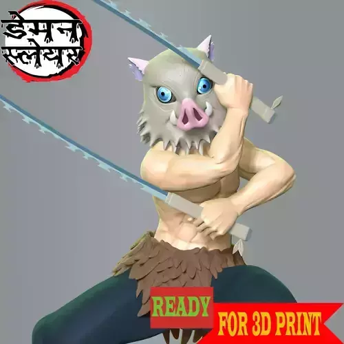 Inosuke Hashibira - Demon Slayer  3D print model
