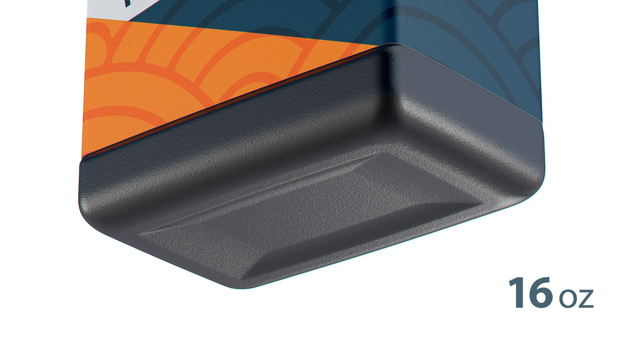 Motor Oil Bottle 16 oz 3D model_3