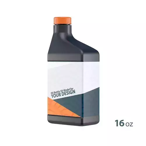 Motor Oil Bottle 16 oz