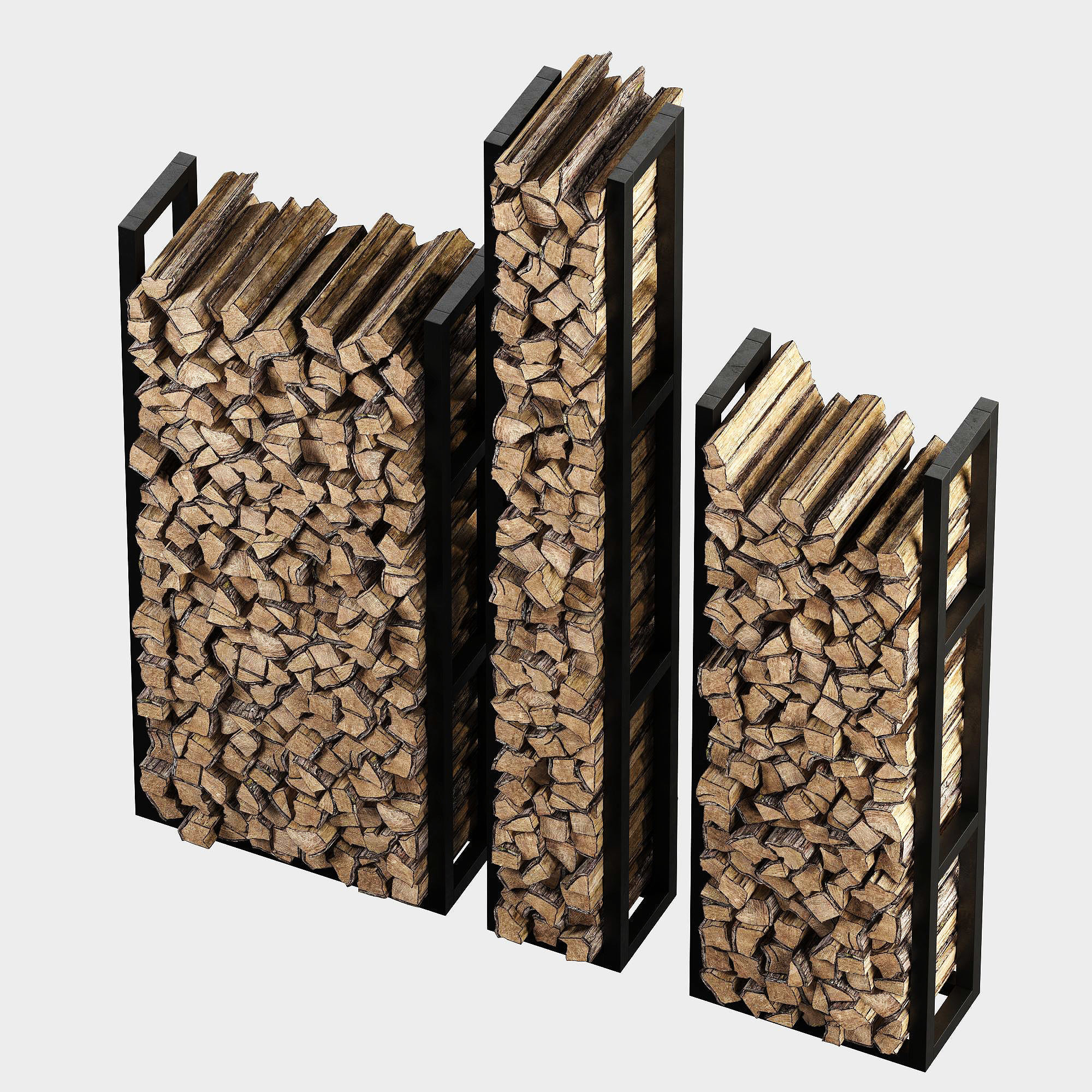 Firewood decor n2 3D model_4