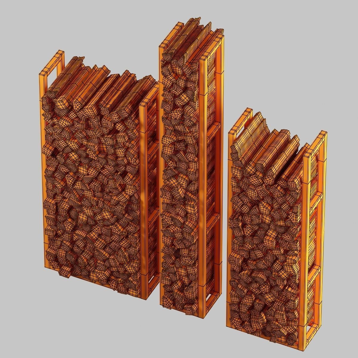 Firewood decor n2 3D model_15