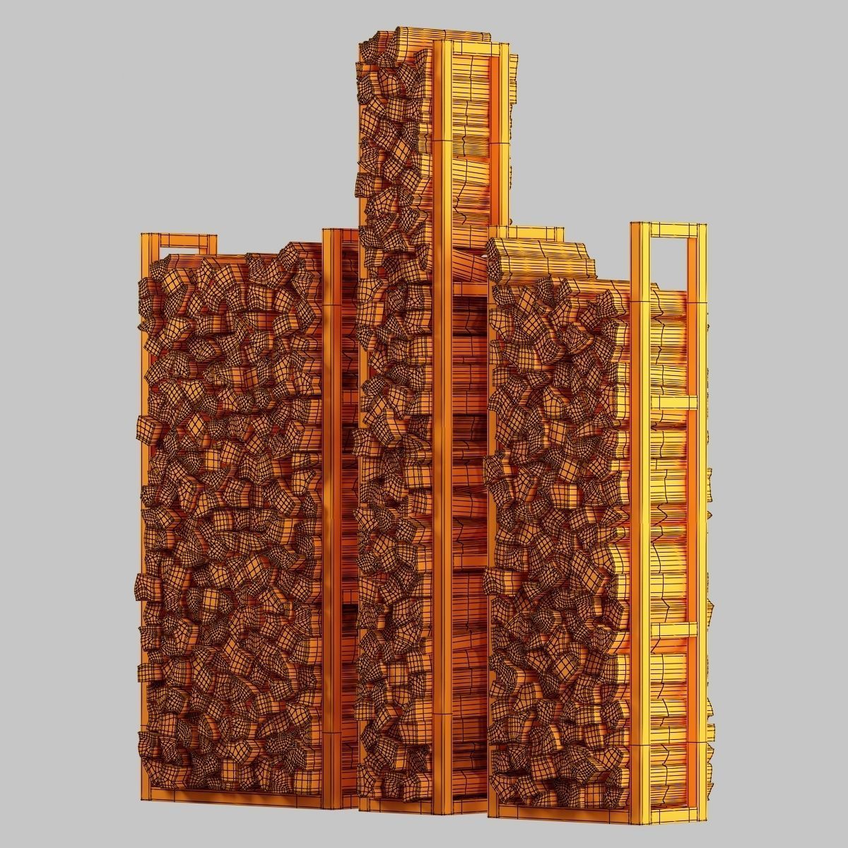 Firewood decor n2 3D model_11