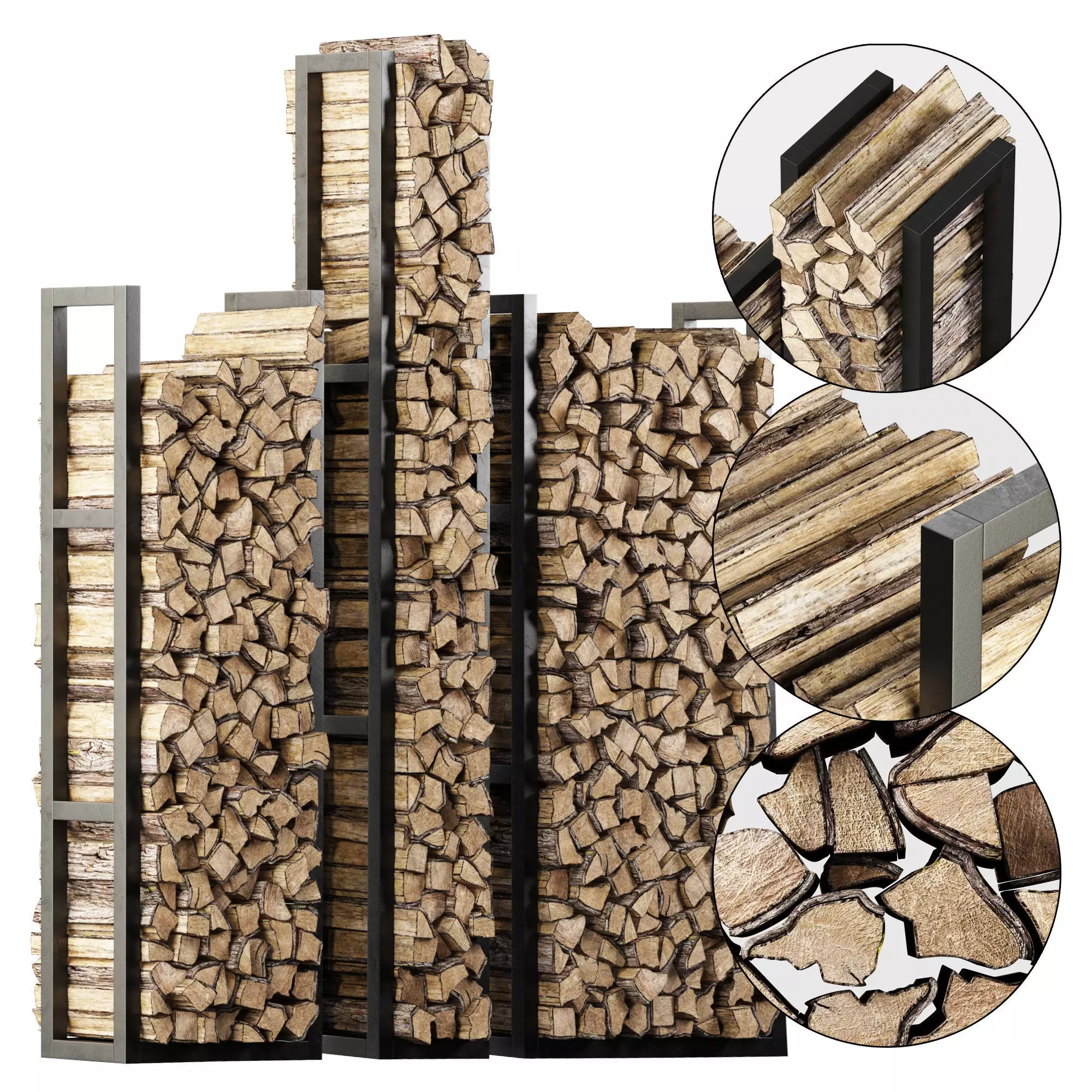 Firewood decor n2 3D model_0