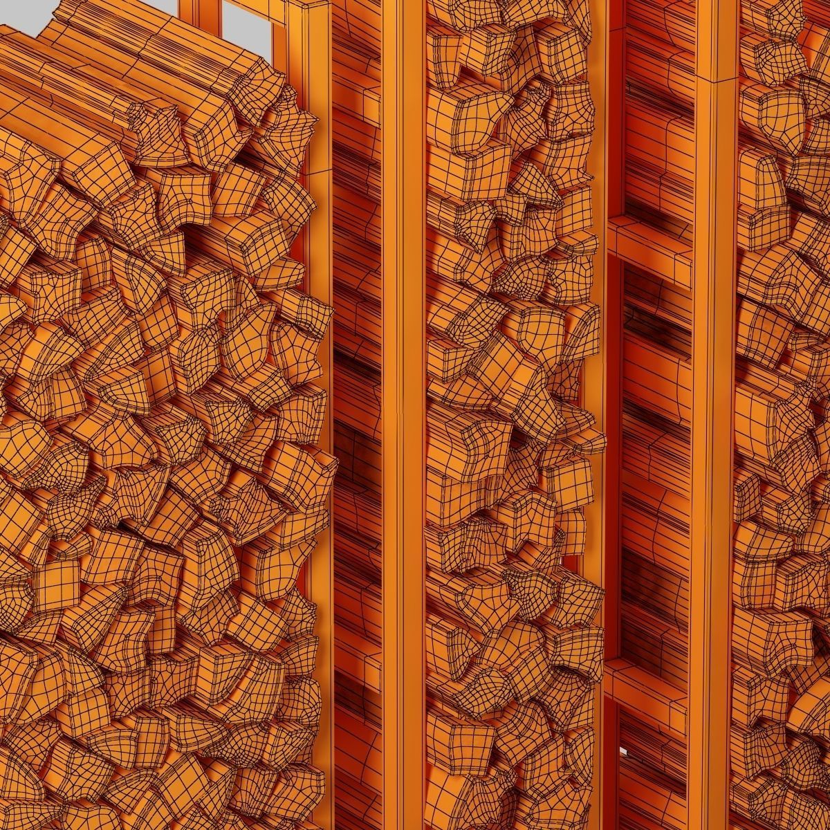 Firewood decor n2 3D model_17