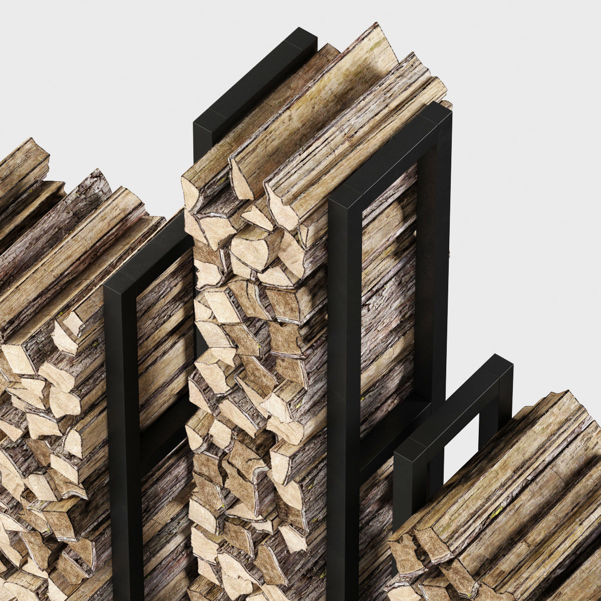 Firewood decor n2 3D model_5