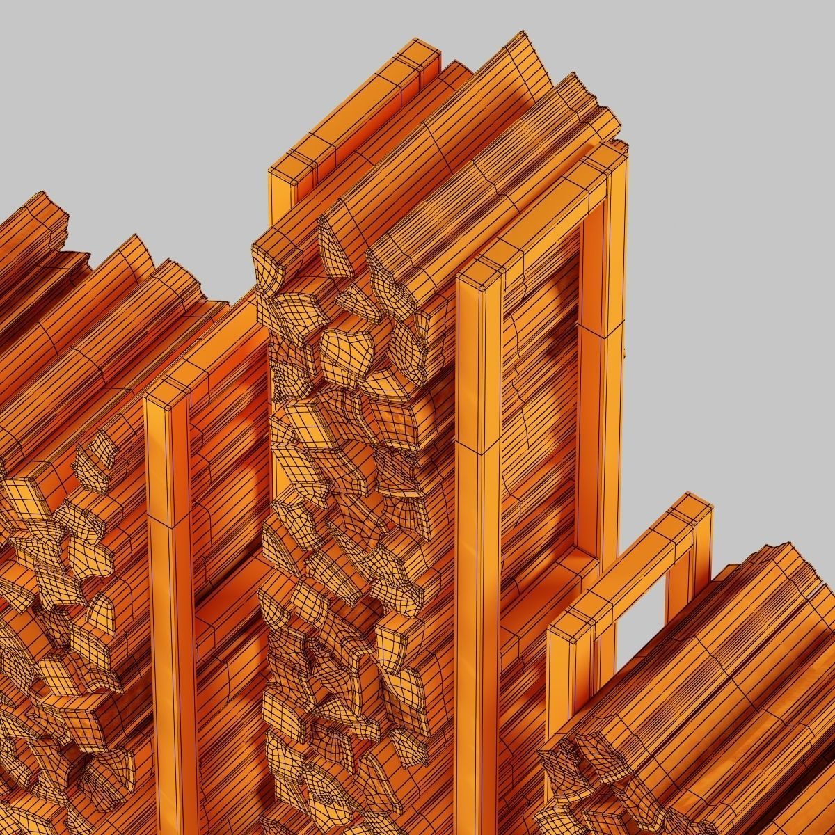 Firewood decor n2 3D model_16