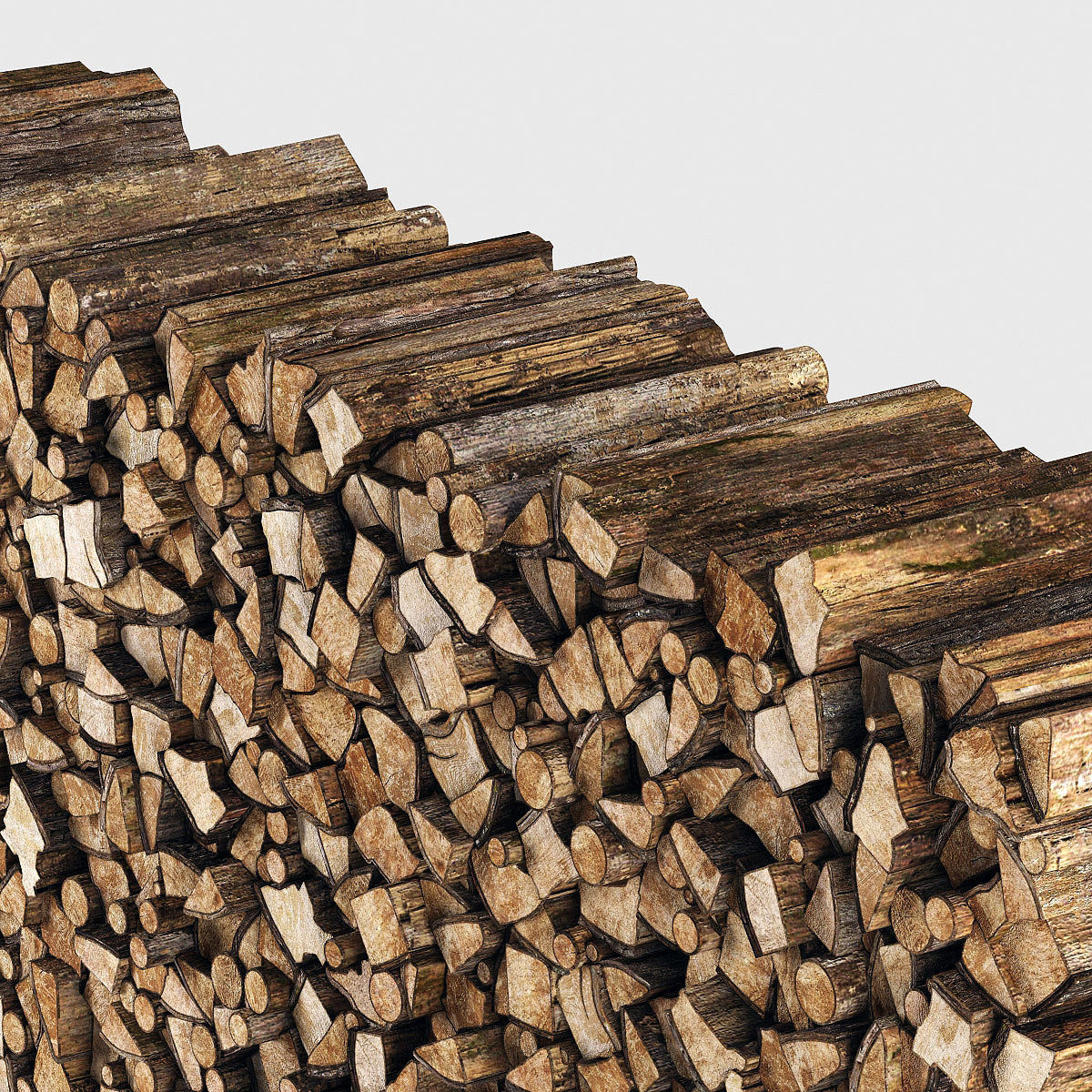 Firewood decor n2 3D model_1