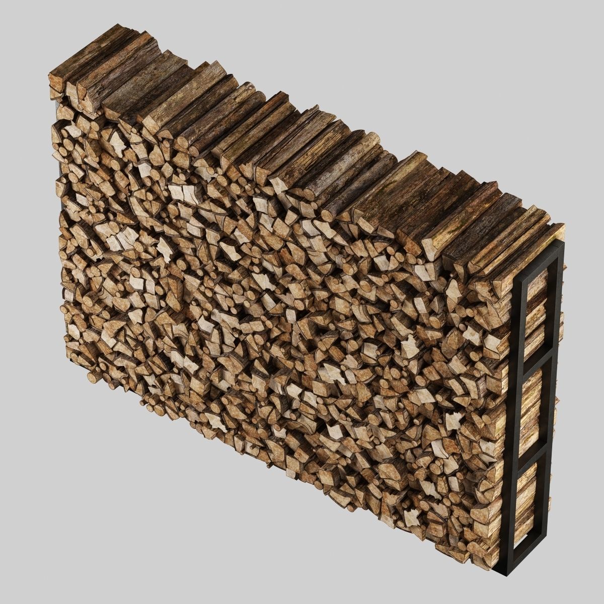 Firewood decor n2 3D model_8